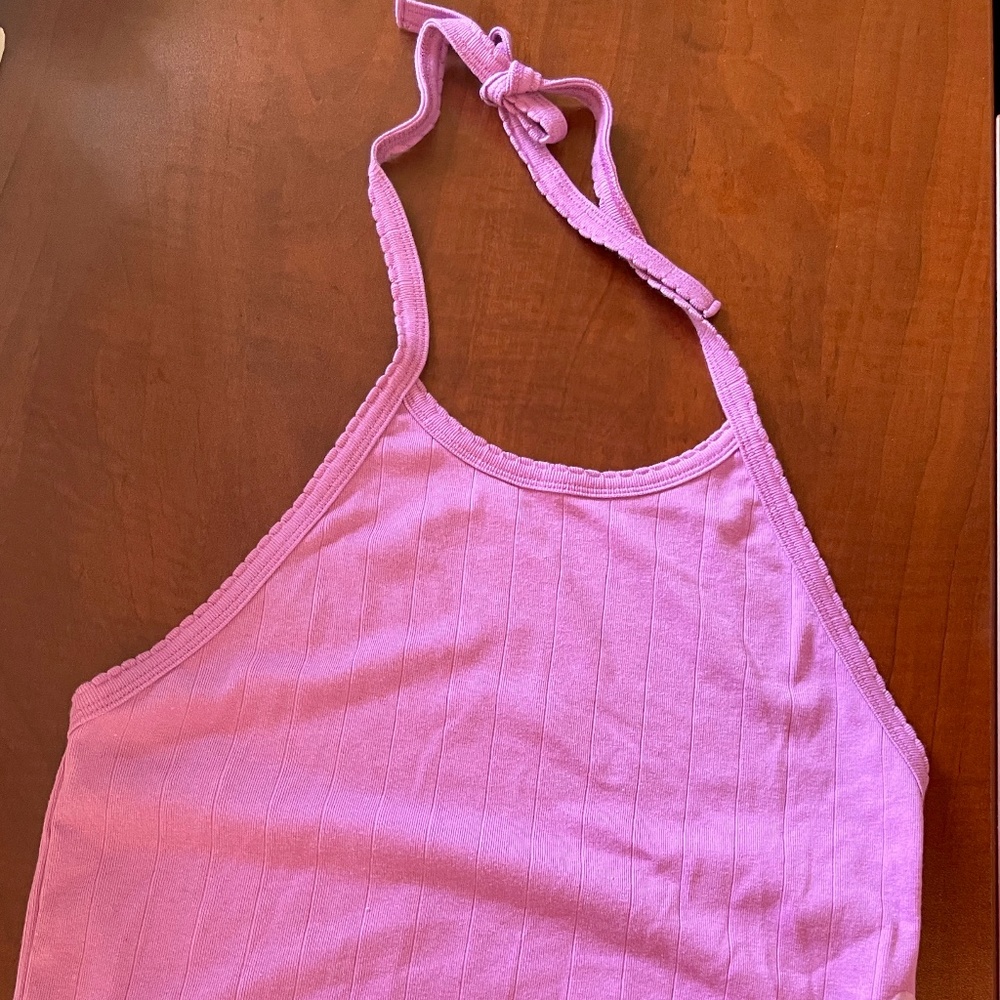 American Eagle Outfitters Purple Halter Top